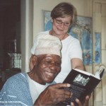 Mr. Bolarinwa in 2004 reading a book