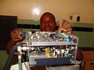 OR repairing an anesthesia ventilator DSC07749 Repairing an anesthesia ventilator