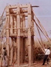 Inspection of the tower construction
