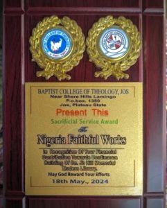 Appreciation Plaque